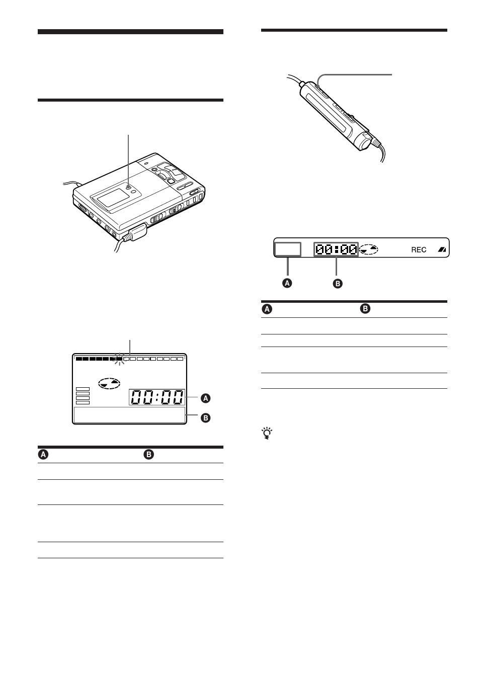 No gravador, No telecomando | Sony MZ-R50 User Manual | Page 97 / 212
