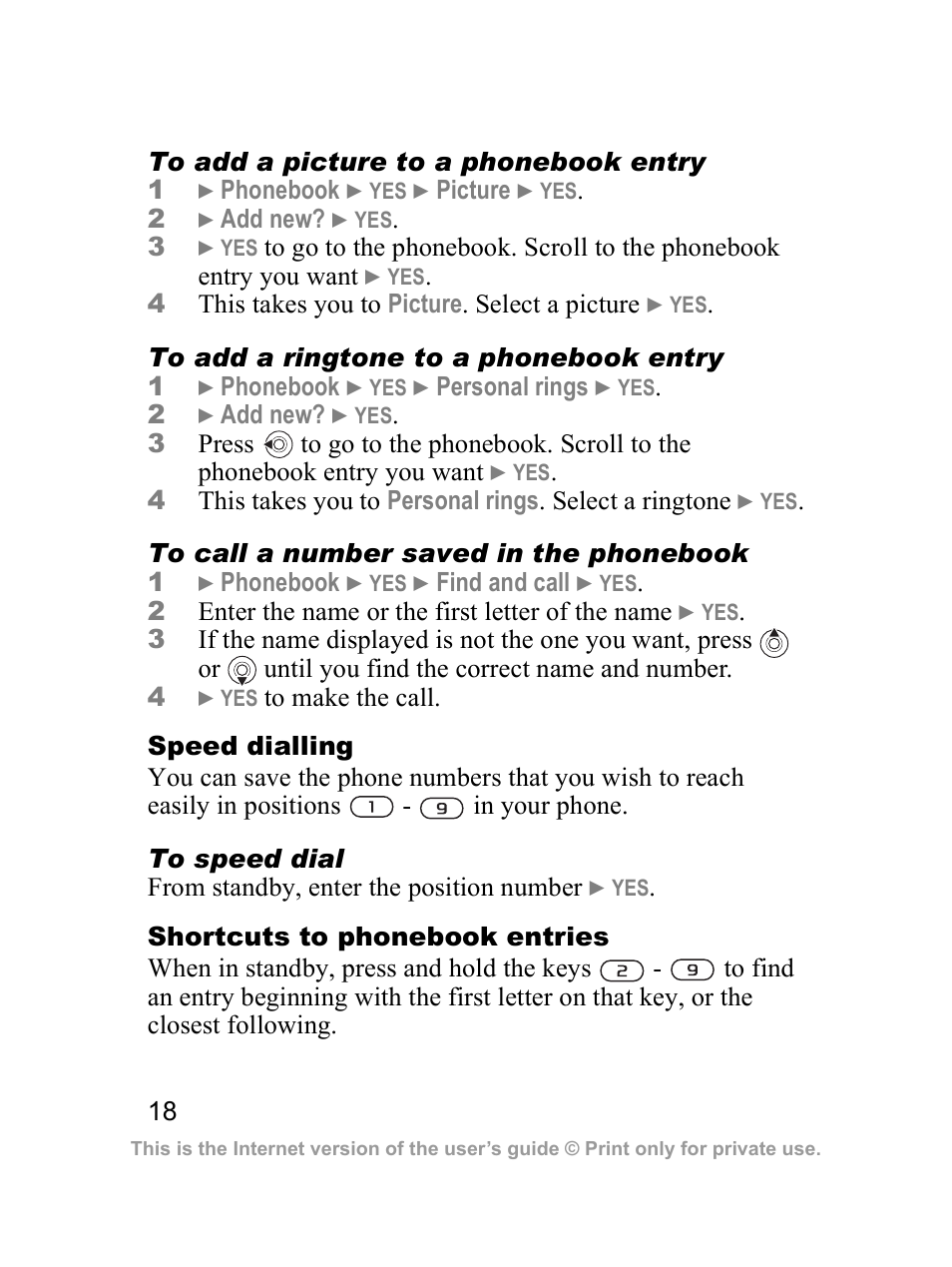 Sony Z300i User Manual | Page 19 / 80