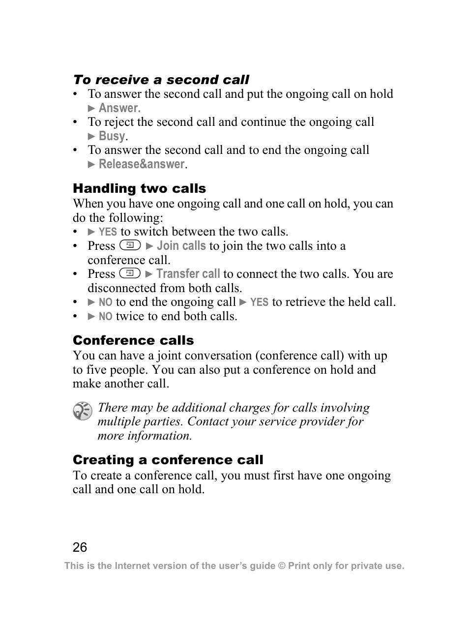Sony Z300i User Manual | Page 27 / 80