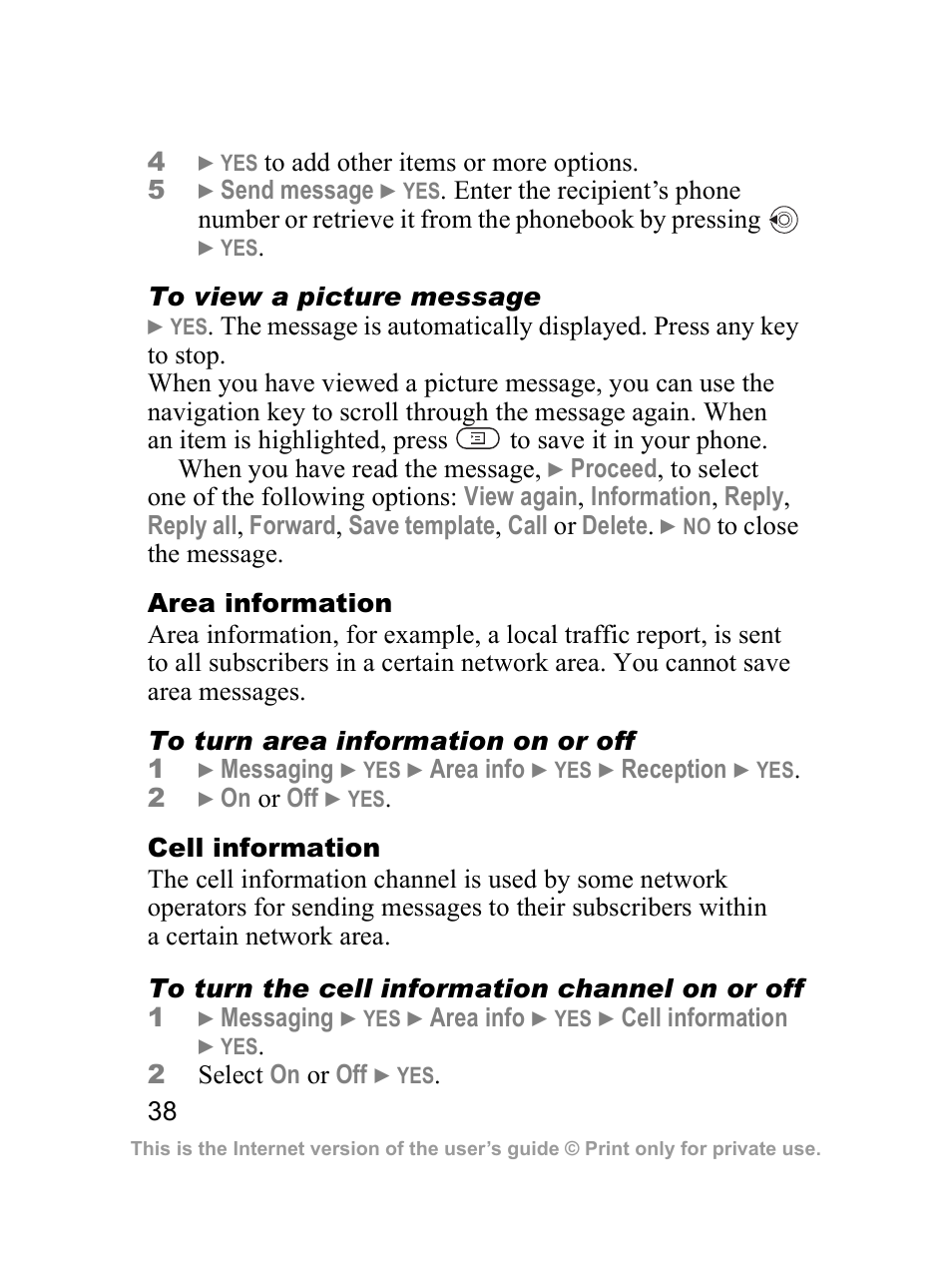 Sony Z300i User Manual | Page 39 / 80