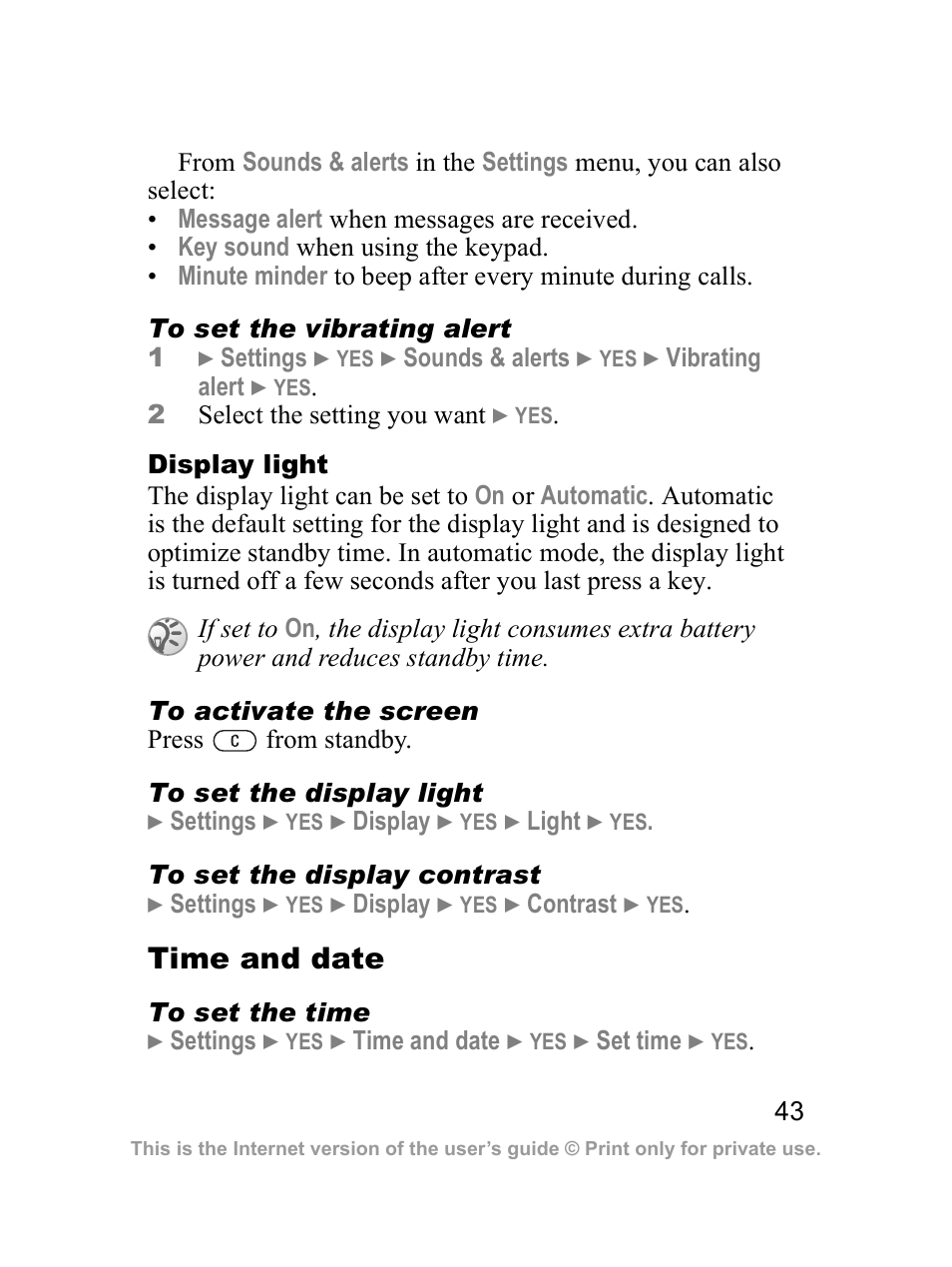 Sony Z300i User Manual | Page 44 / 80