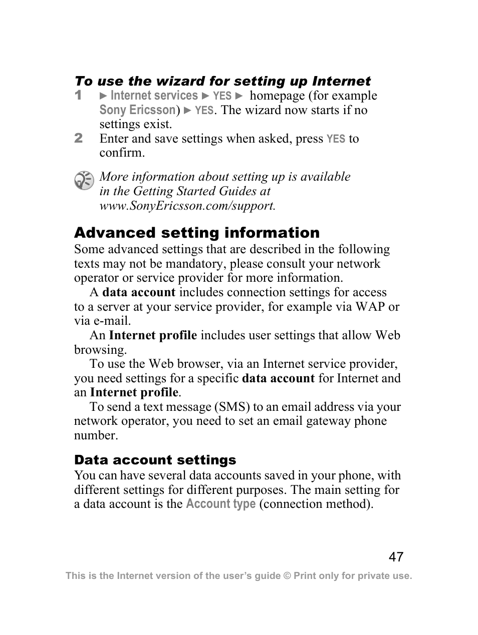 Sony Z300i User Manual | Page 48 / 80