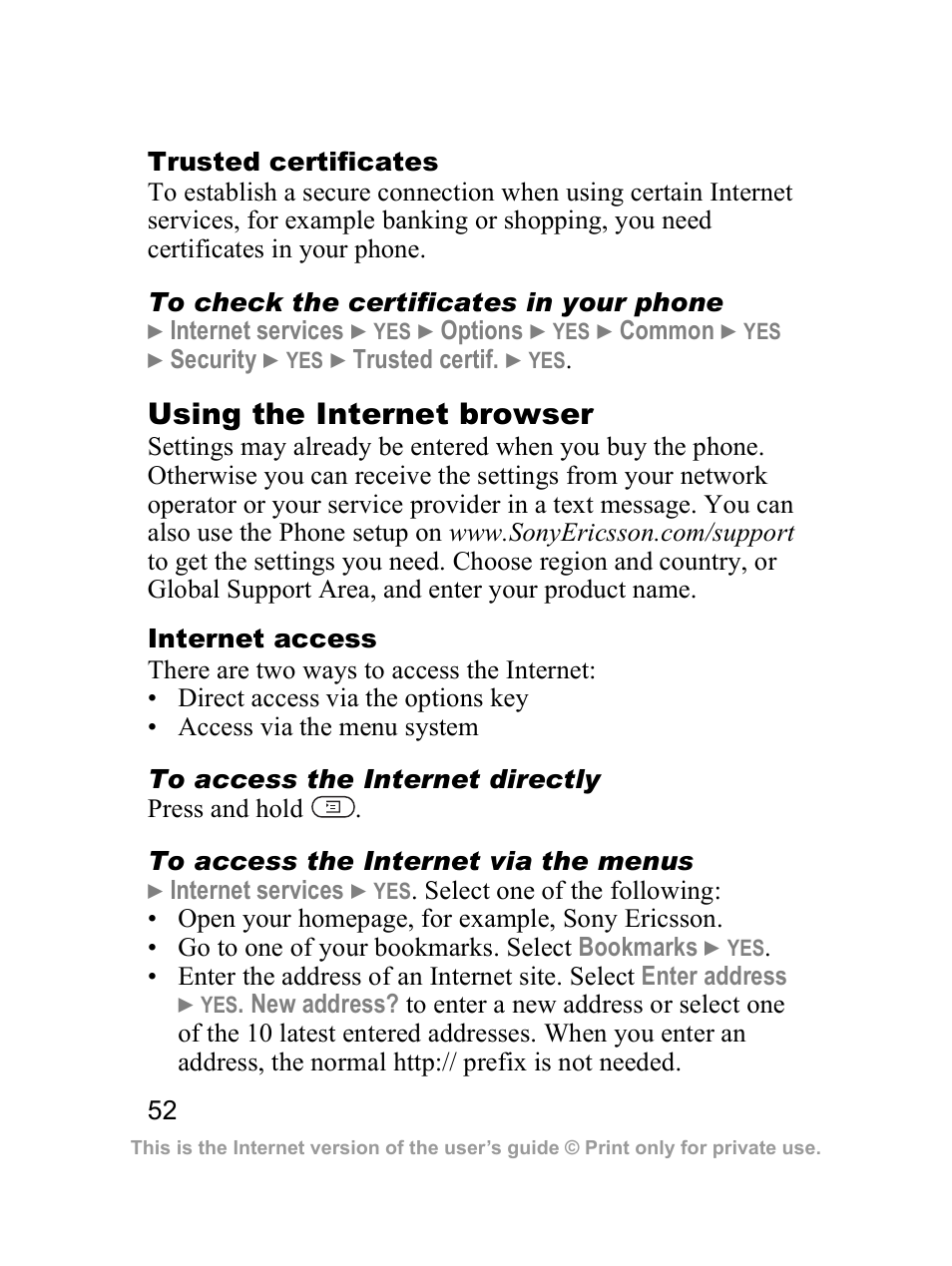 Sony Z300i User Manual | Page 53 / 80