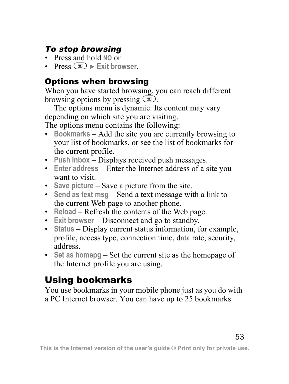 Sony Z300i User Manual | Page 54 / 80