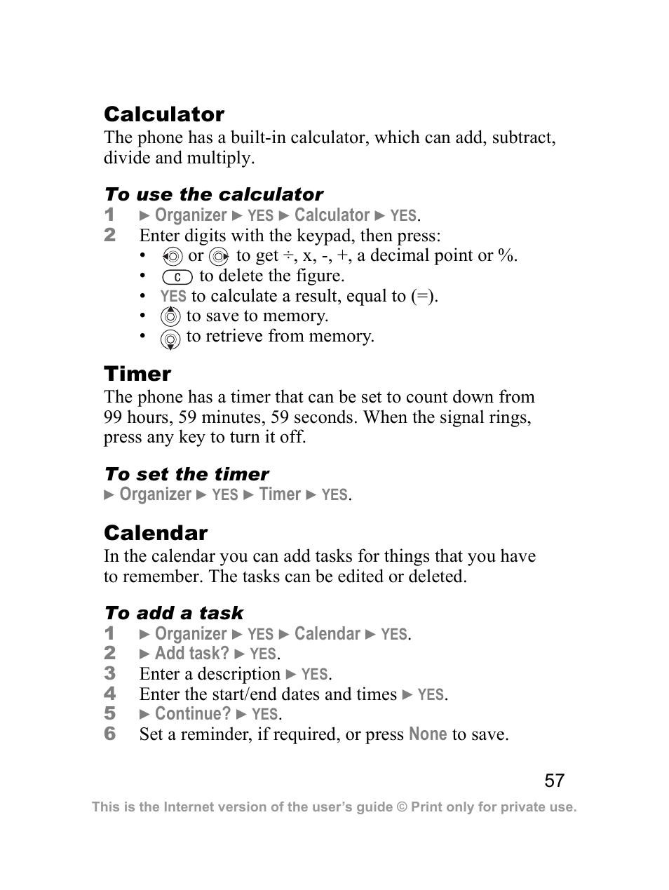 Sony Z300i User Manual | Page 58 / 80