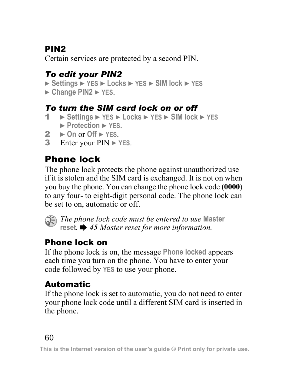Sony Z300i User Manual | Page 61 / 80