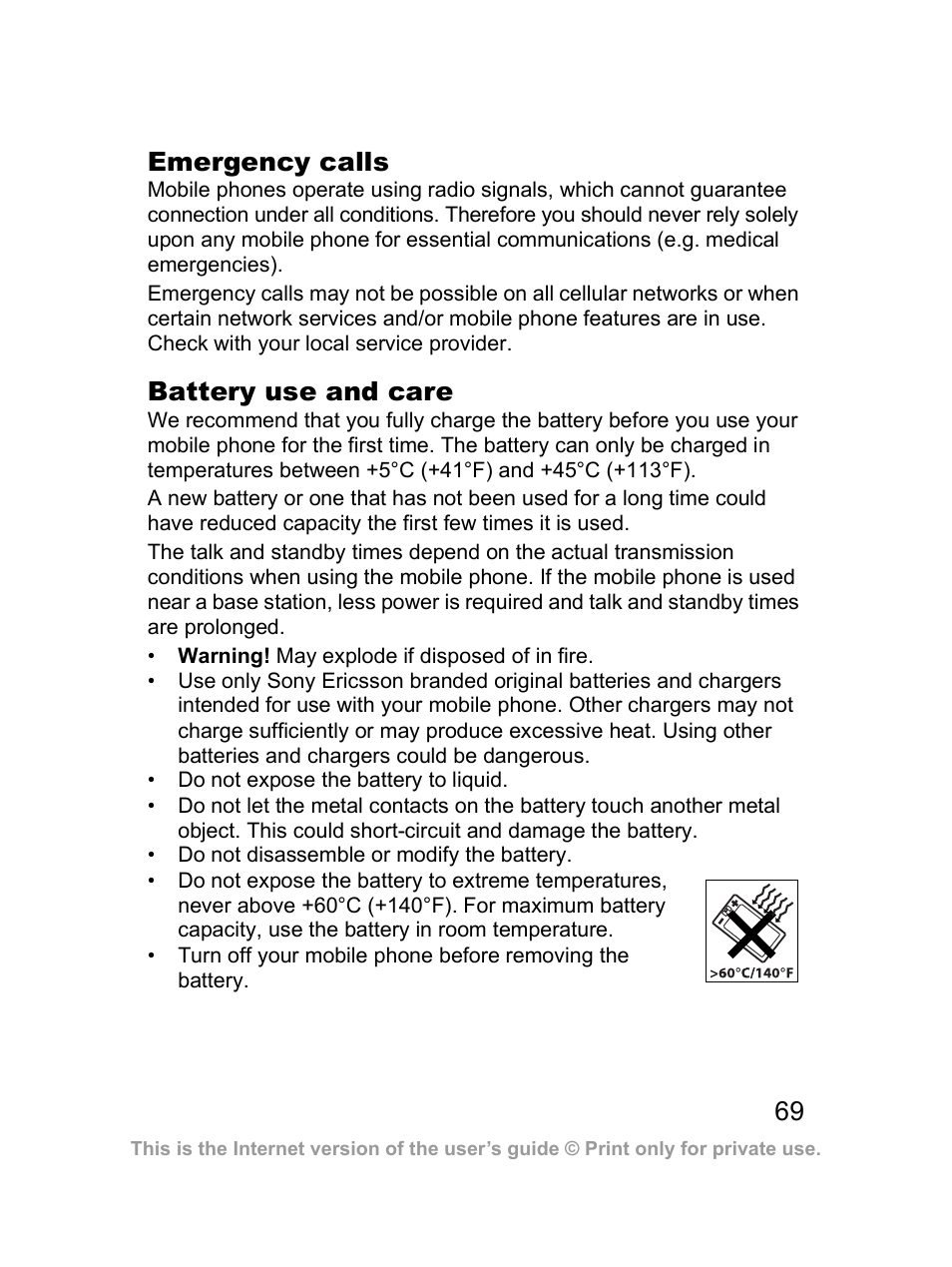Sony Z300i User Manual | Page 70 / 80
