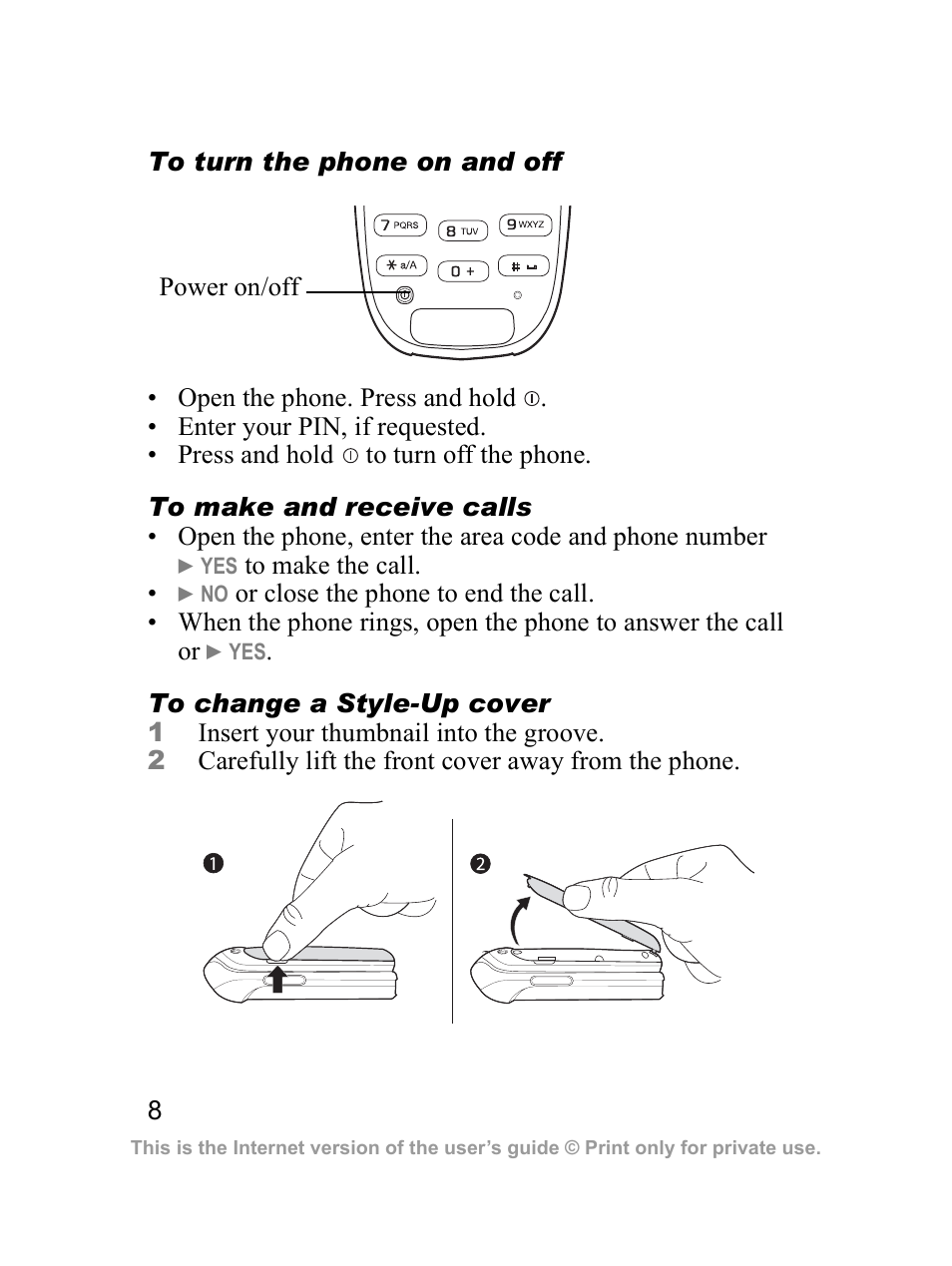 Sony Z300i User Manual | Page 9 / 80