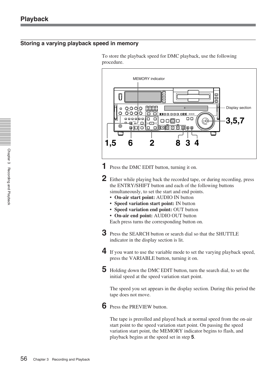 Sony DSR-2000A User Manual | Page 56 / 150