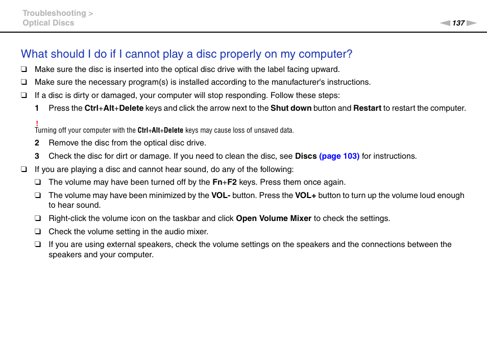 Sony VAIO VGN-FW User Manual | Page 137 / 159
