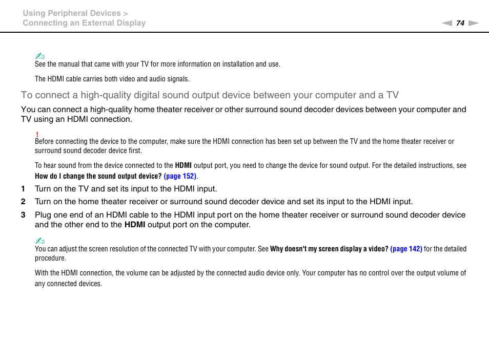 Sony VAIO VGN-FW User Manual | Page 74 / 159