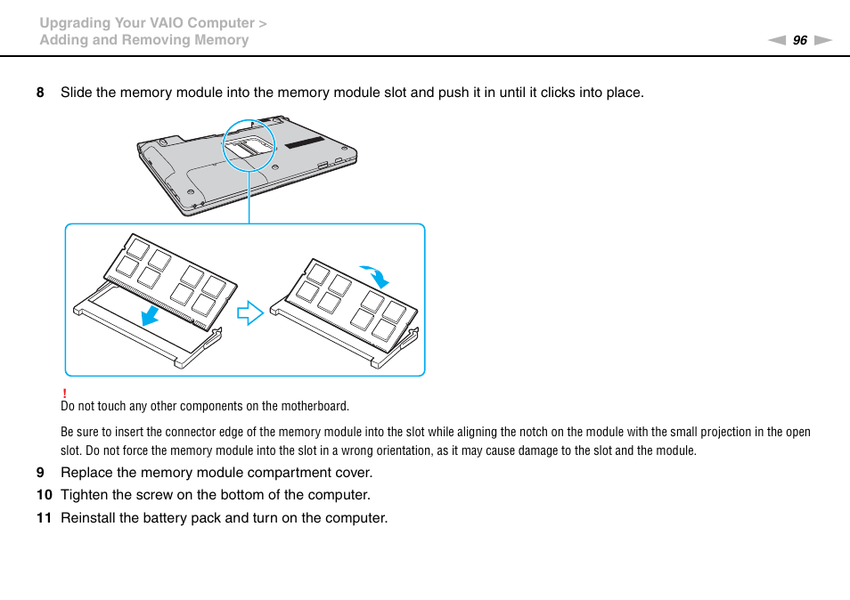 Sony VAIO VGN-FW User Manual | Page 96 / 159