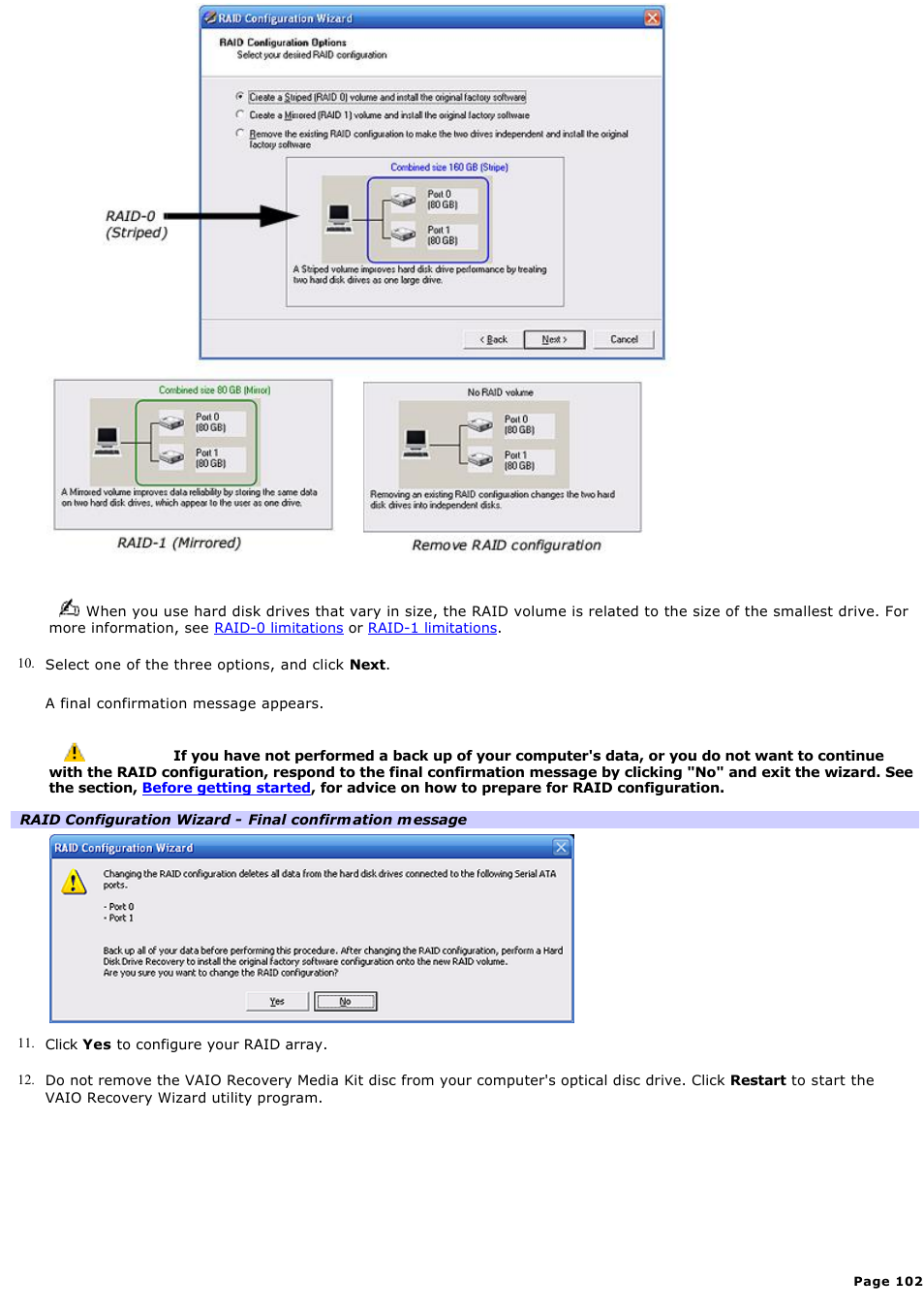 Sony VGCRA830 User Manual | Page 102 / 164