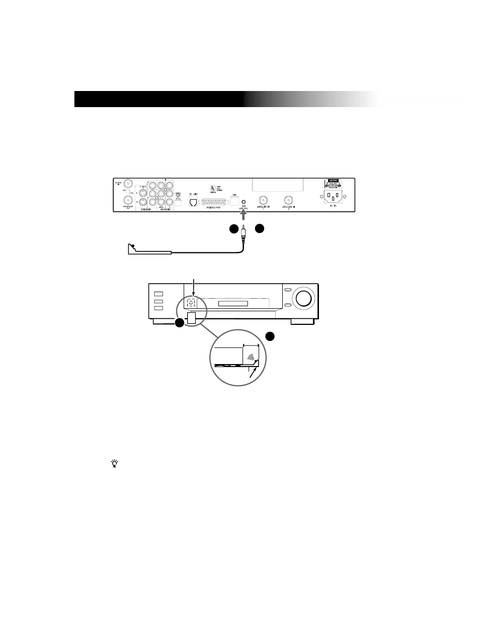 Advanced connection: connecting your ir blaster | Sony DIRECTV RECEIVER SAT-W60 User Manual | Page 14 / 32