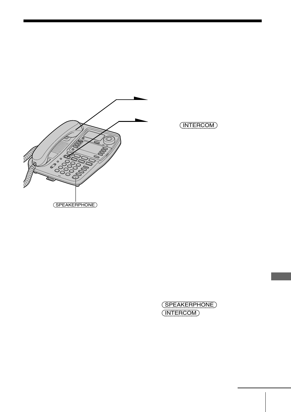 Intercom operation, Talking between the phones (intercom) | Sony IT-M804 User Manual | Page 63 / 80