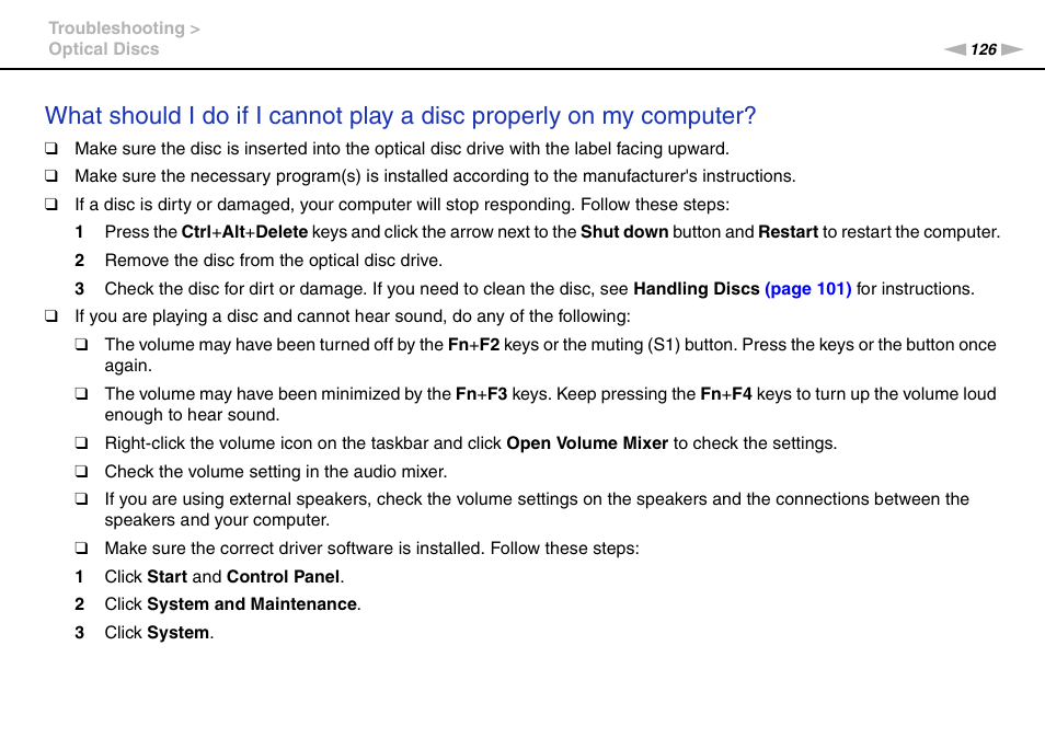 Sony VAIO VGN-NS300 User Manual | Page 126 / 146