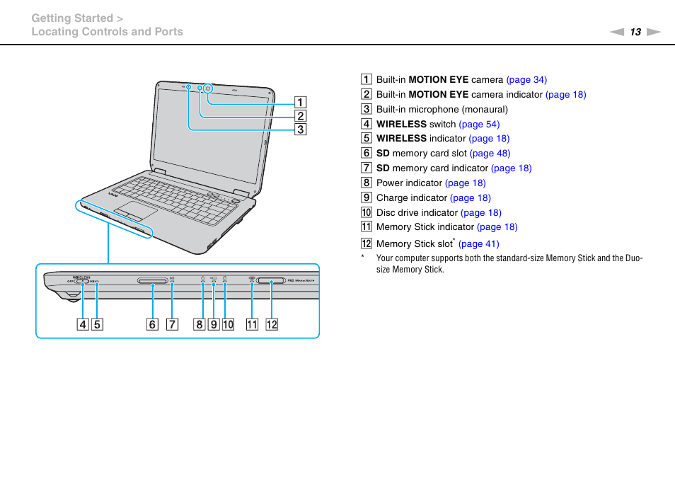 Sony VAIO VGN-NS300 User Manual | Page 13 / 146