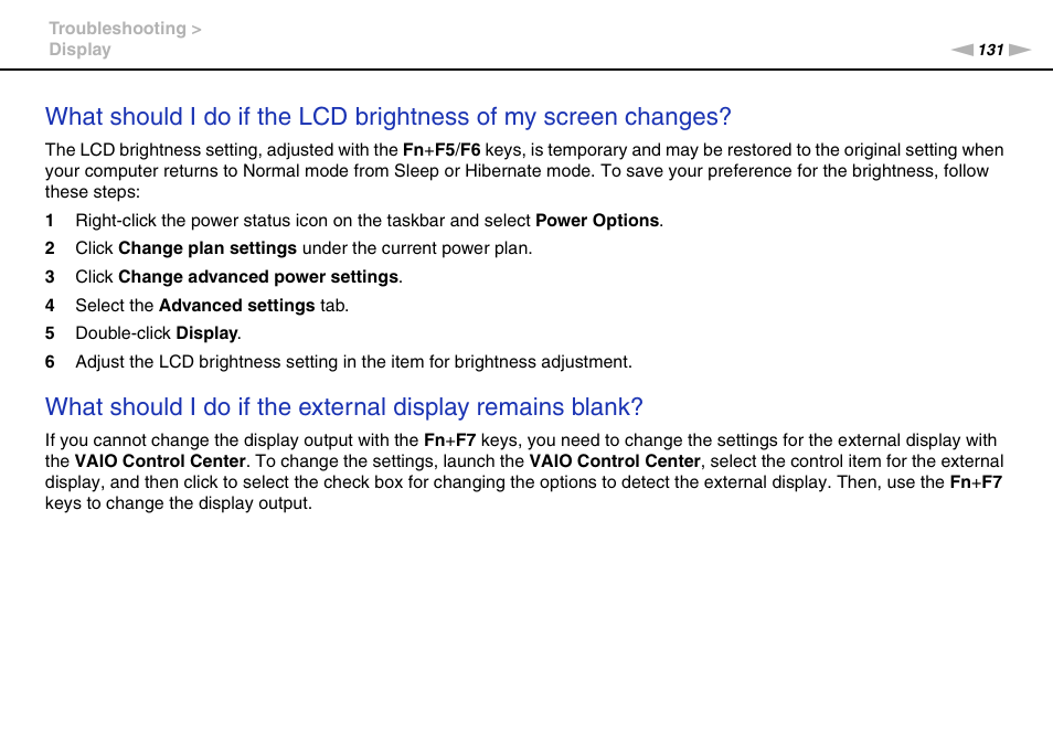 Sony VAIO VGN-NS300 User Manual | Page 131 / 146