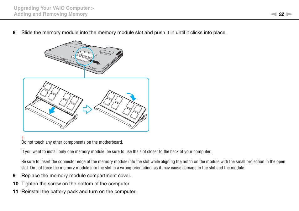 Sony VAIO VGN-NS300 User Manual | Page 92 / 146