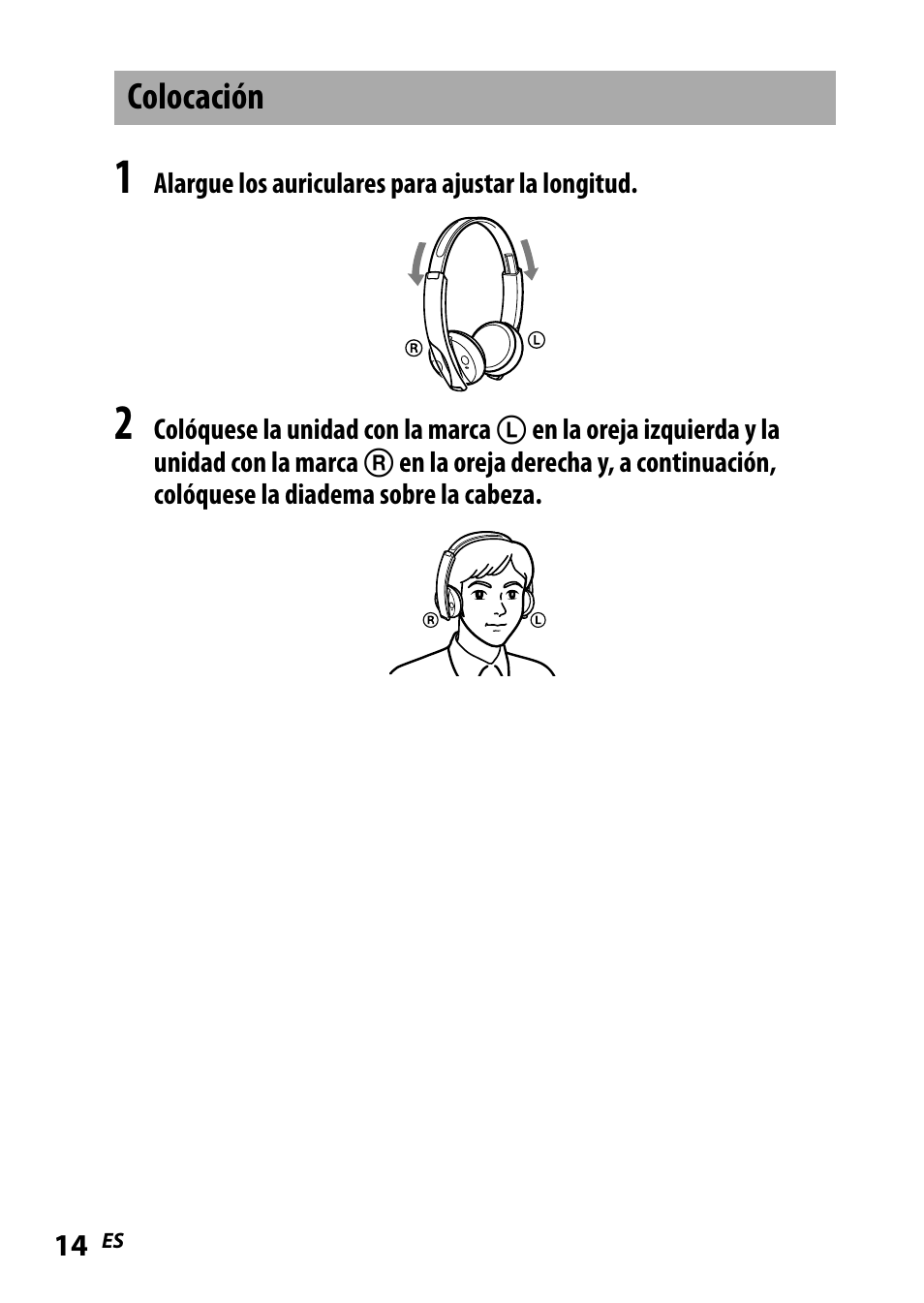 Colocación | Sony DR-BT101IK User Manual | Page 58 / 92