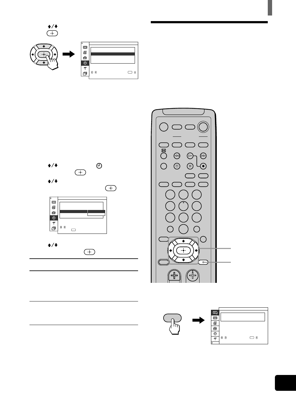 Control automático de encendido/apagado, Es 7, Oprima menu | Oprima menu para salir de la pantalla del menú, Menu | Sony WEGA KZ 42TS1 User Manual | Page 169 / 176