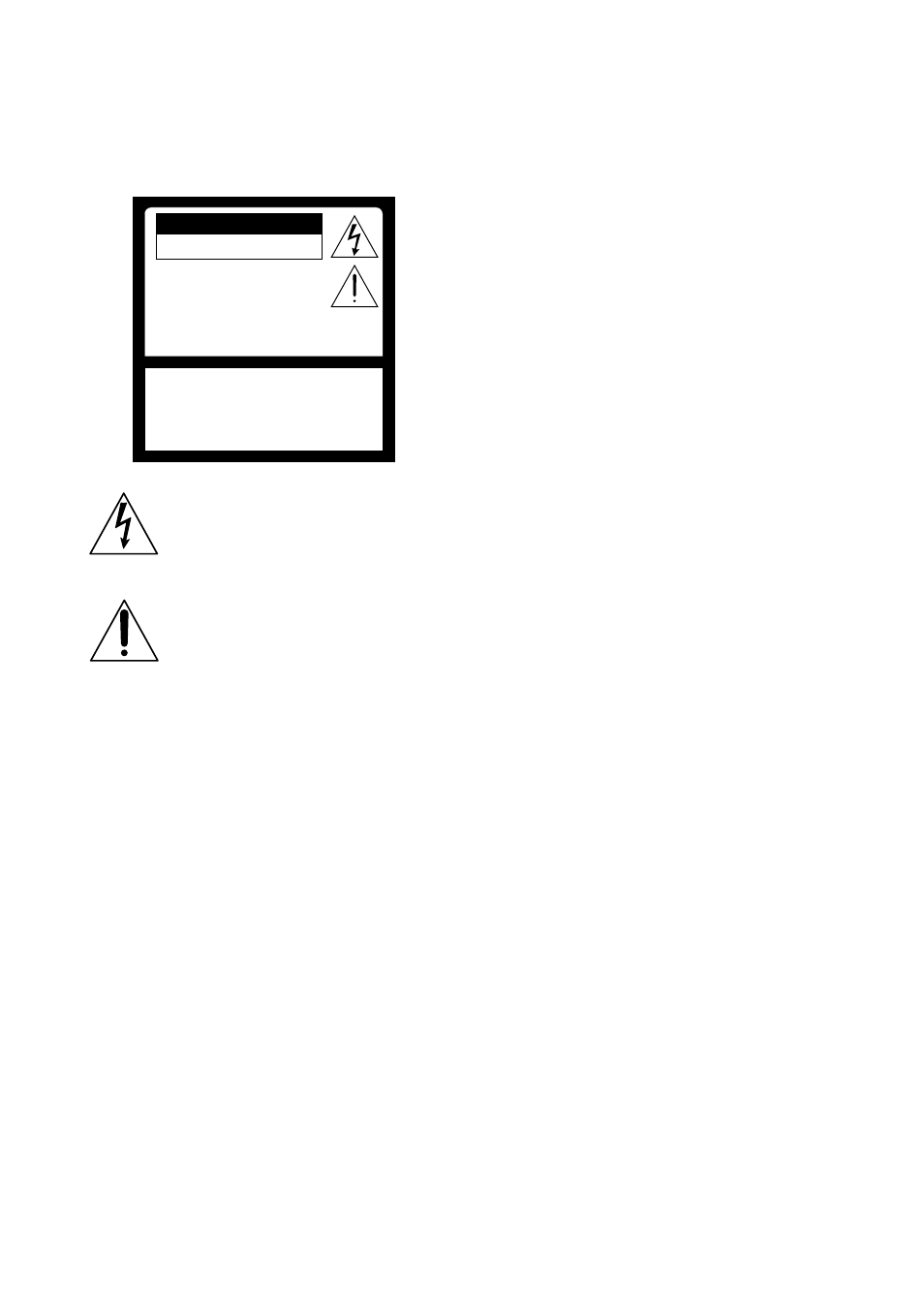 Warning, Caution, Attention | Precaucion | Sony WEGA KZ 42TS1 User Manual | Page 2 / 176