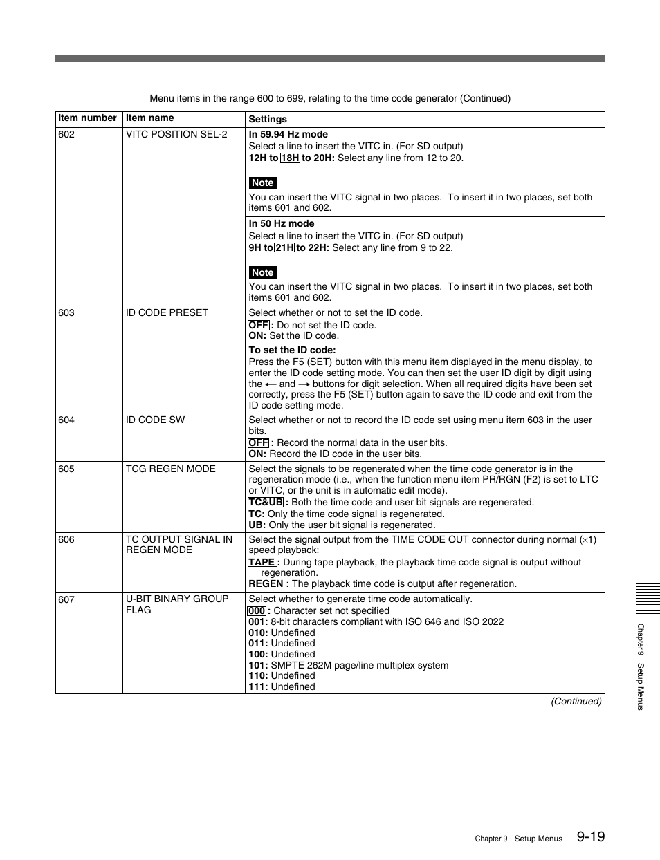 Sony HDW-M2000 User Manual | Page 115 / 142