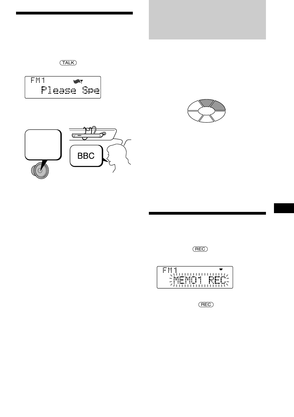 Pedir a fonte registada, Please speak now | Sony MDX-C8900R User Manual | Page 161 / 186