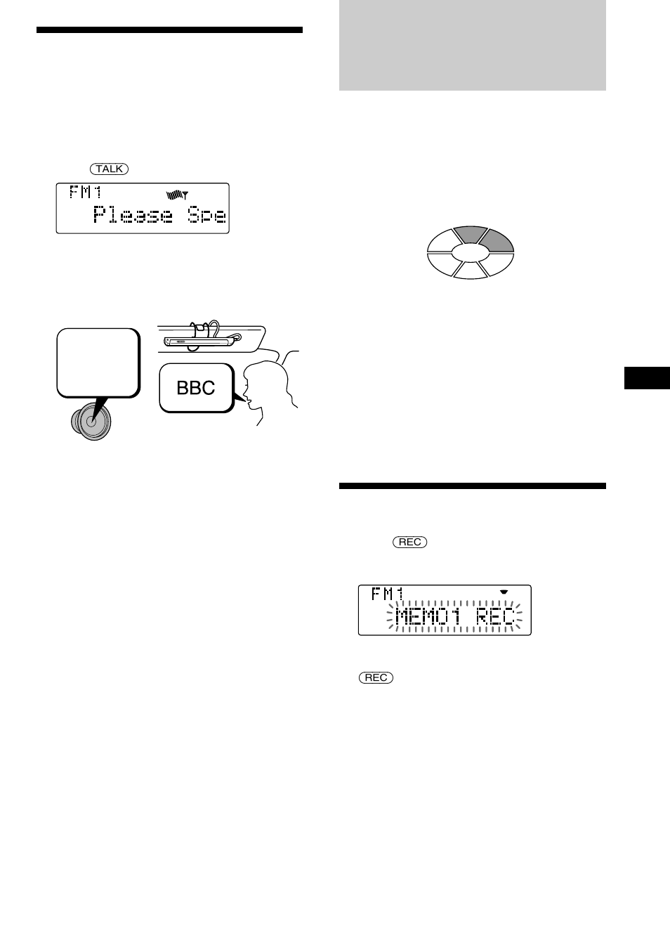 Requesting a registered source, Please speak now | Sony MDX-C8900R User Manual | Page 23 / 186