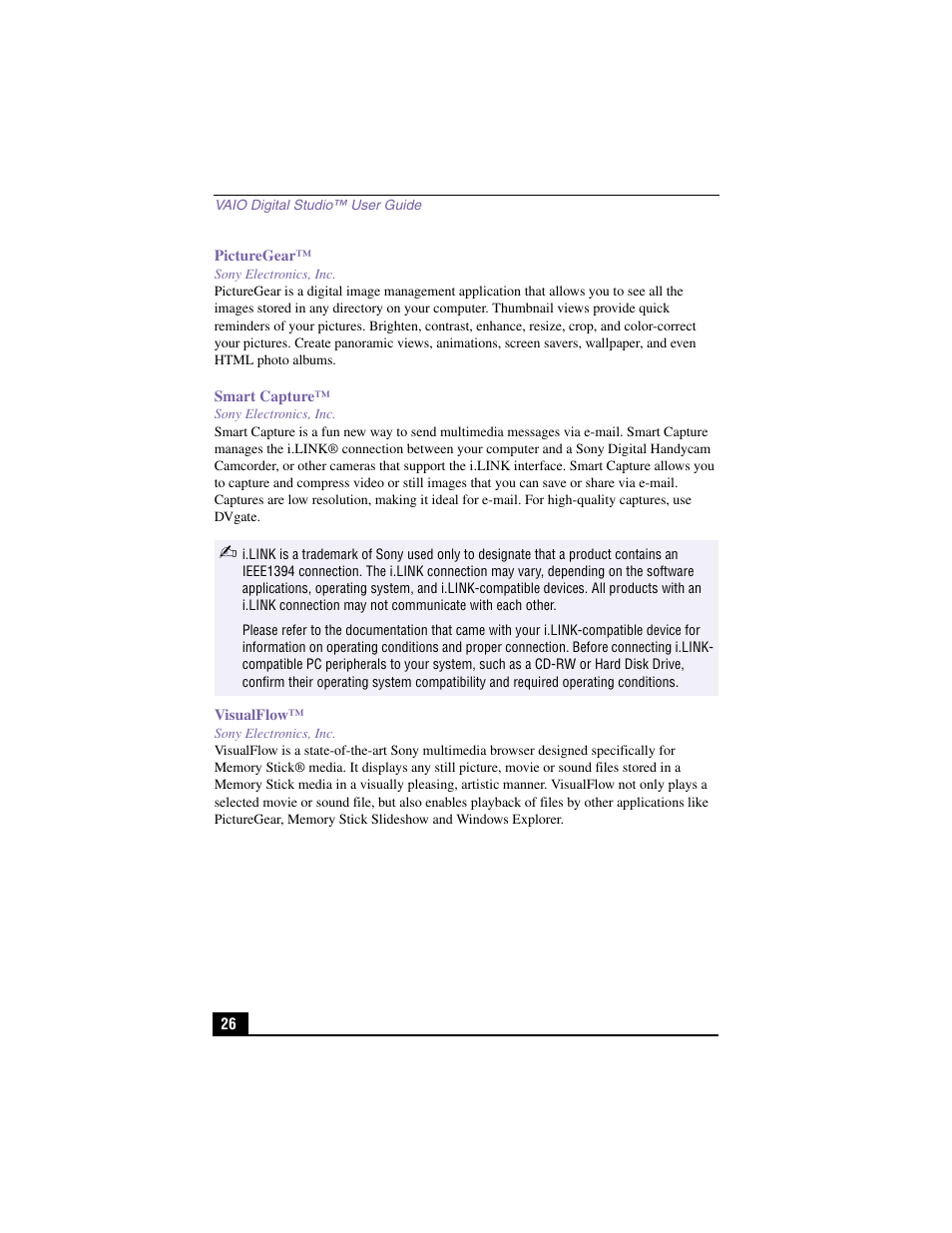 Sony PCV-RX370DS User Manual | Page 26 / 100