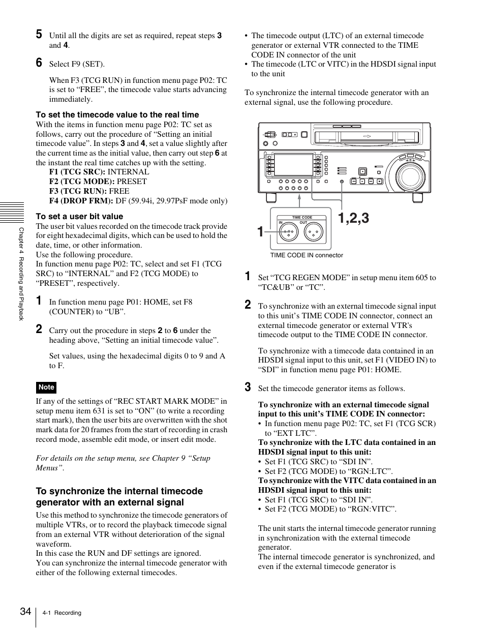 Sony HDW-1800 User Manual | Page 34 / 119