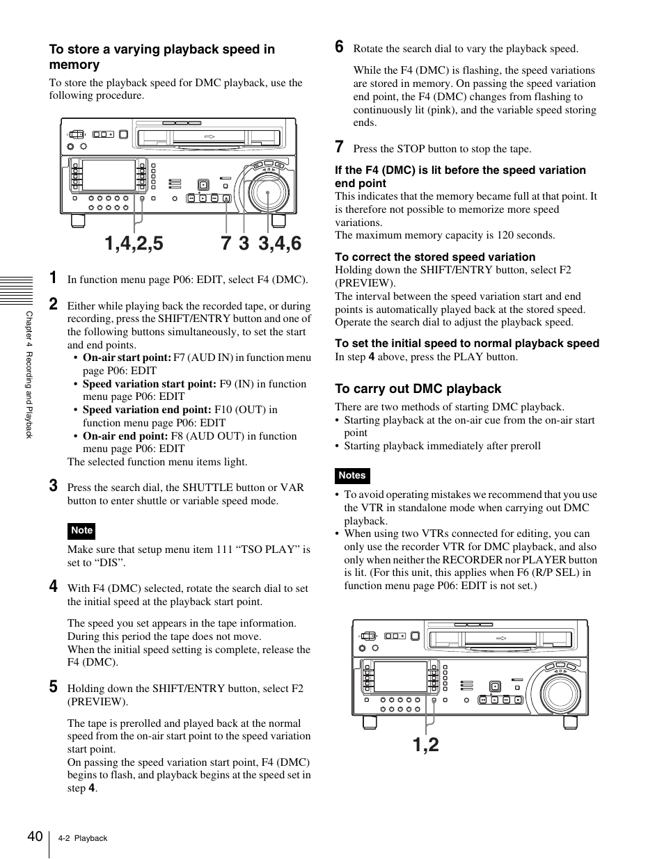 Sony HDW-1800 User Manual | Page 40 / 119