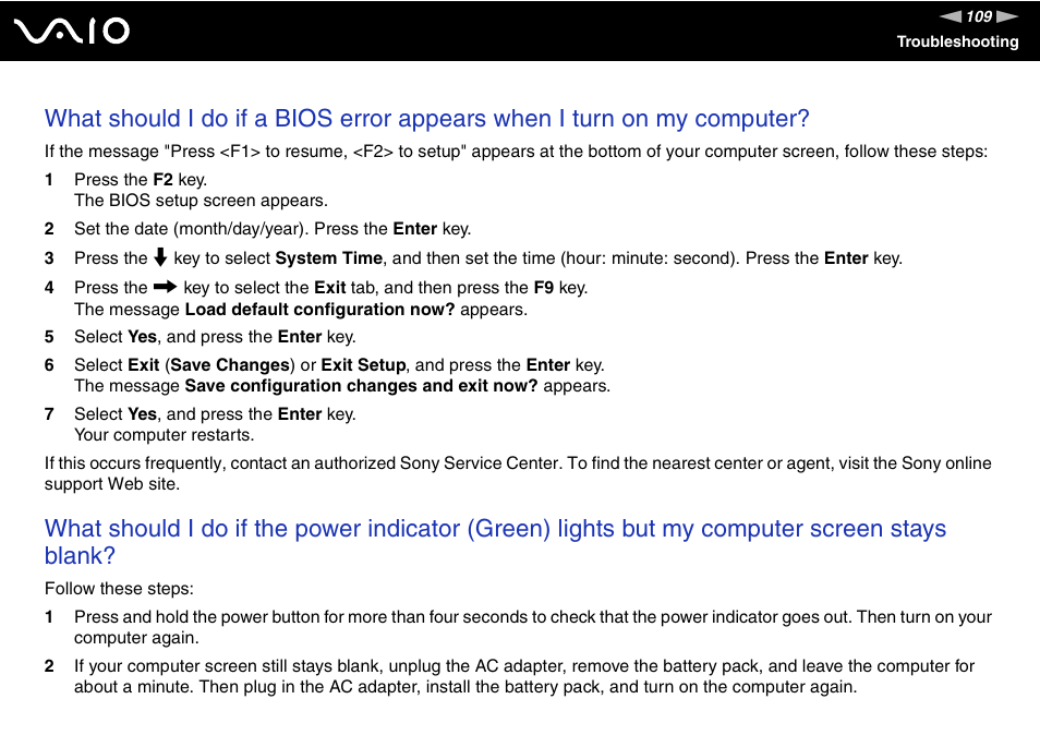 Sony VGN-N100 User Manual | Page 109 / 160