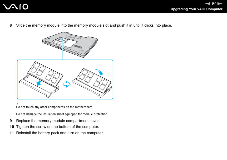 Sony VGN-N100 User Manual | Page 94 / 160