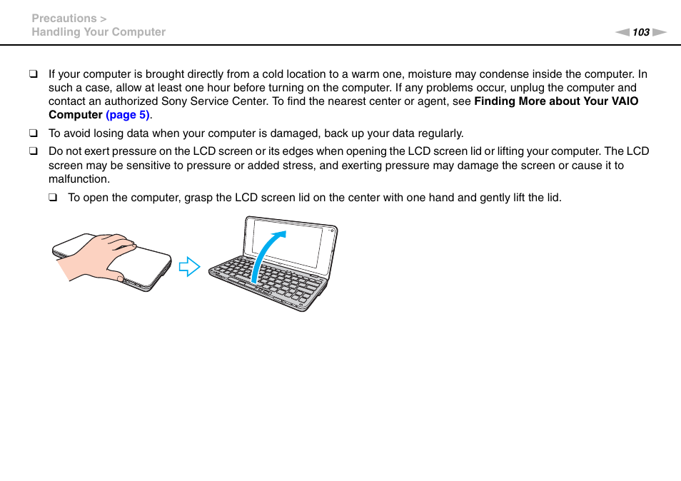 Sony VAIO VGN-P User Manual | Page 103 / 155