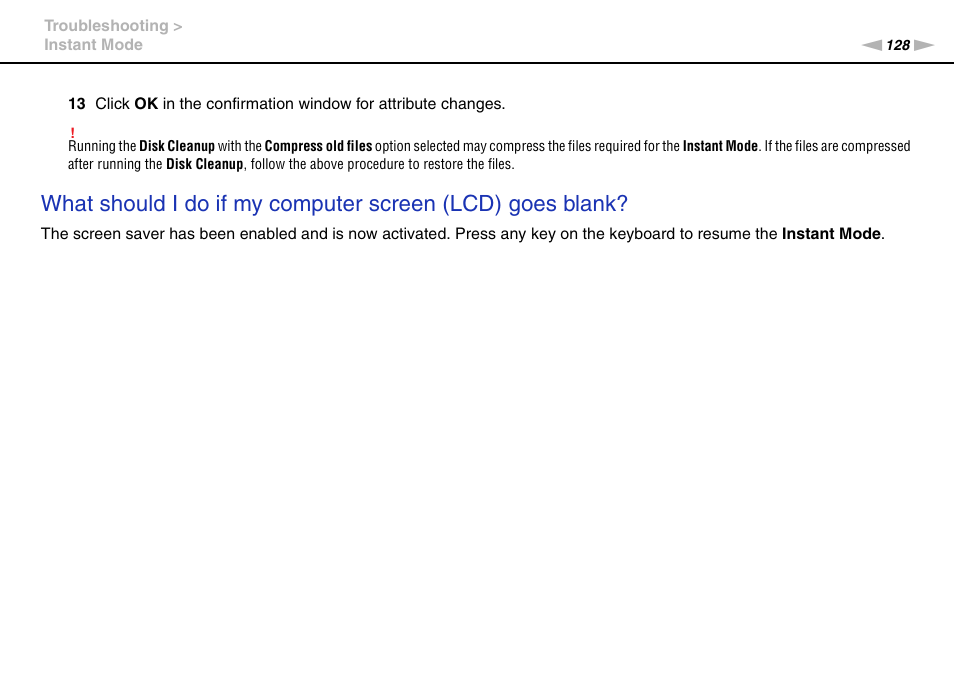 Sony VAIO VGN-P User Manual | Page 128 / 155