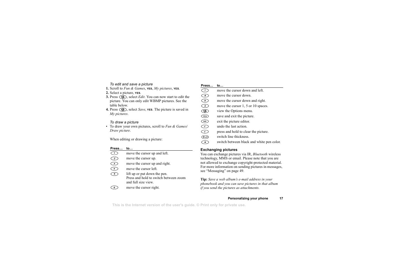 Sony T68i User Manual | Page 17 / 95