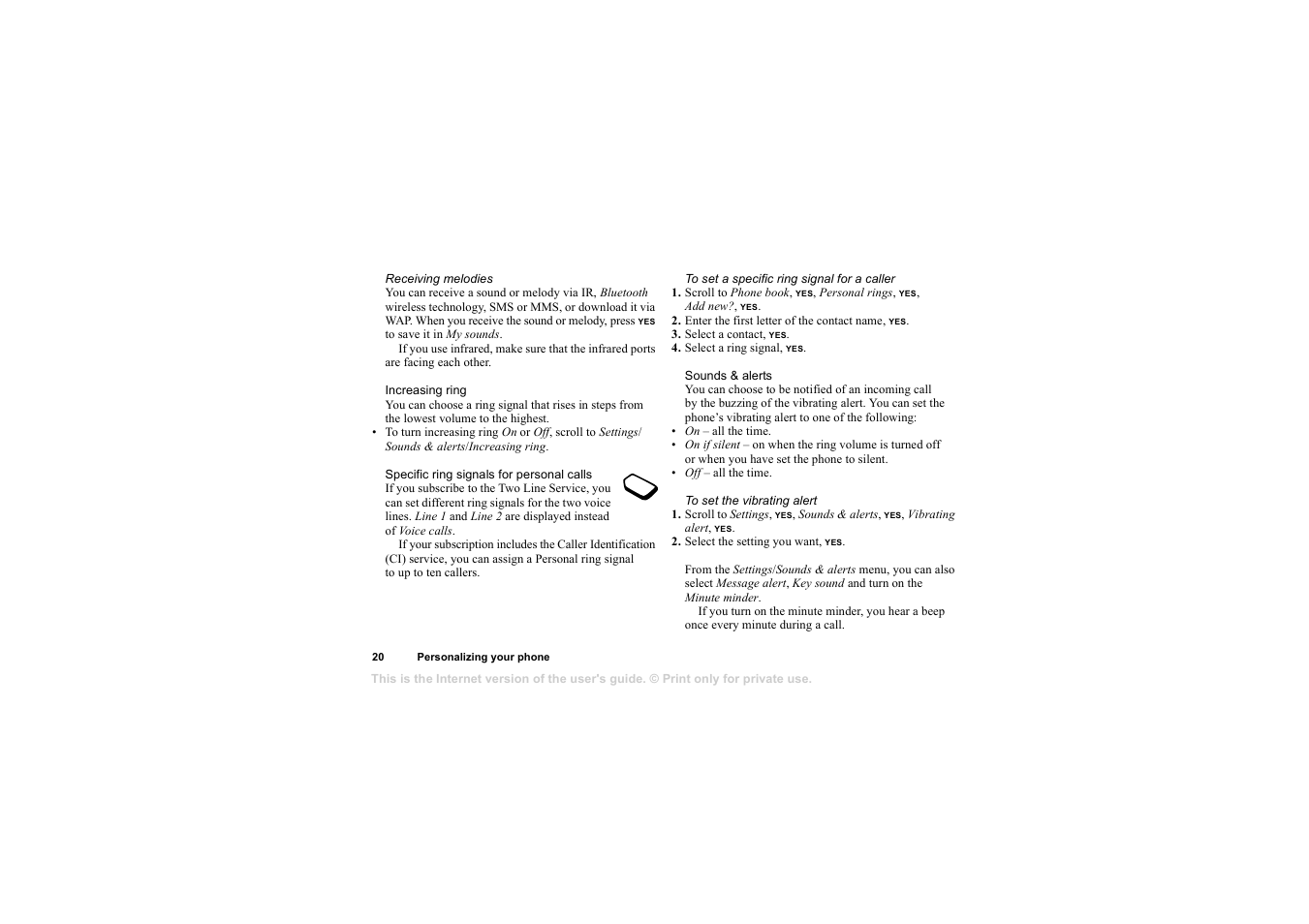 Sony T68i User Manual | Page 20 / 95