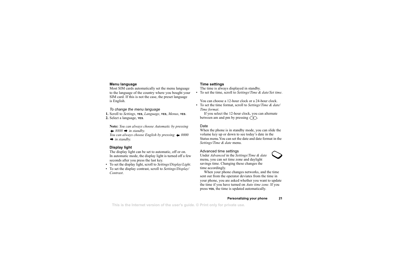 Sony T68i User Manual | Page 21 / 95