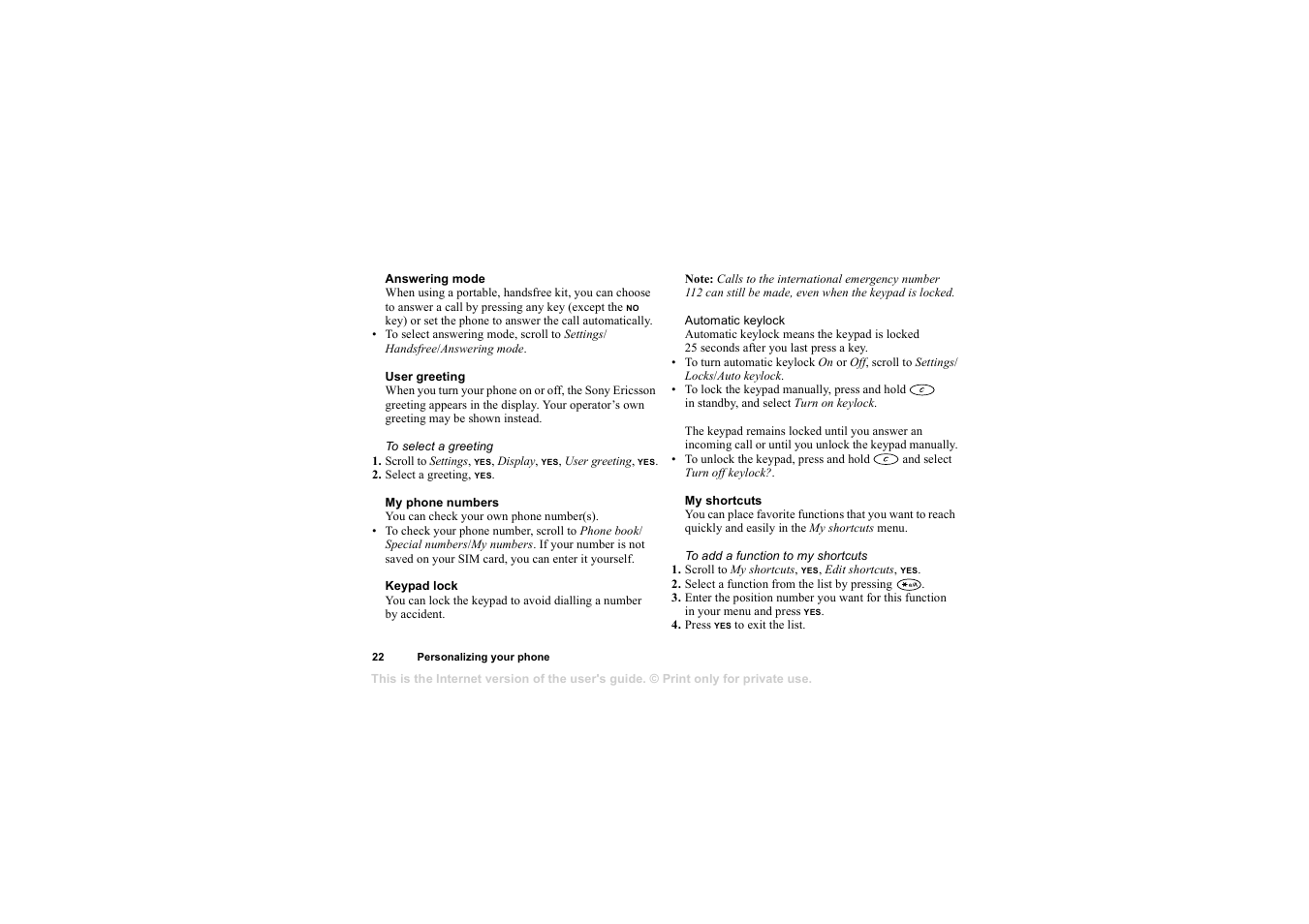 Sony T68i User Manual | Page 22 / 95