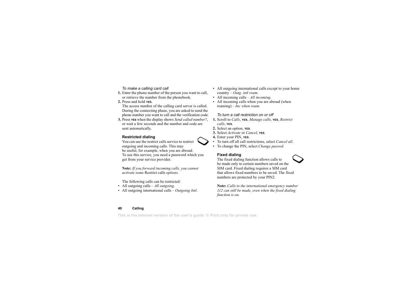 Sony T68i User Manual | Page 40 / 95