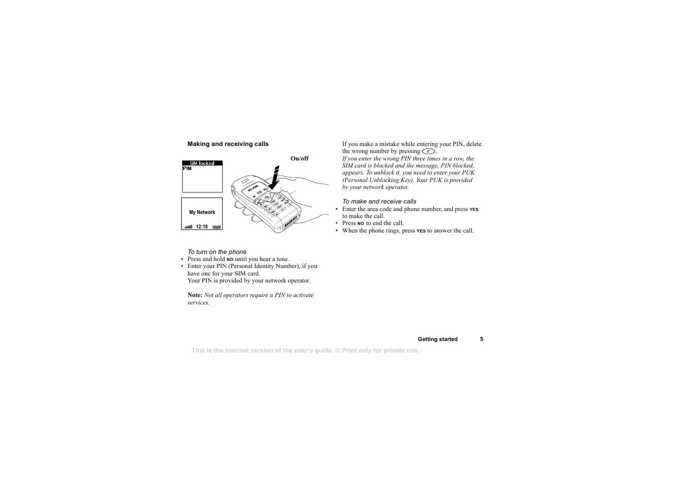 Sony T68i User Manual | Page 5 / 95