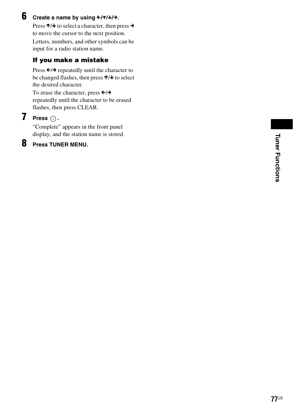 Sony DAVLF1H User Manual | Page 77 / 127