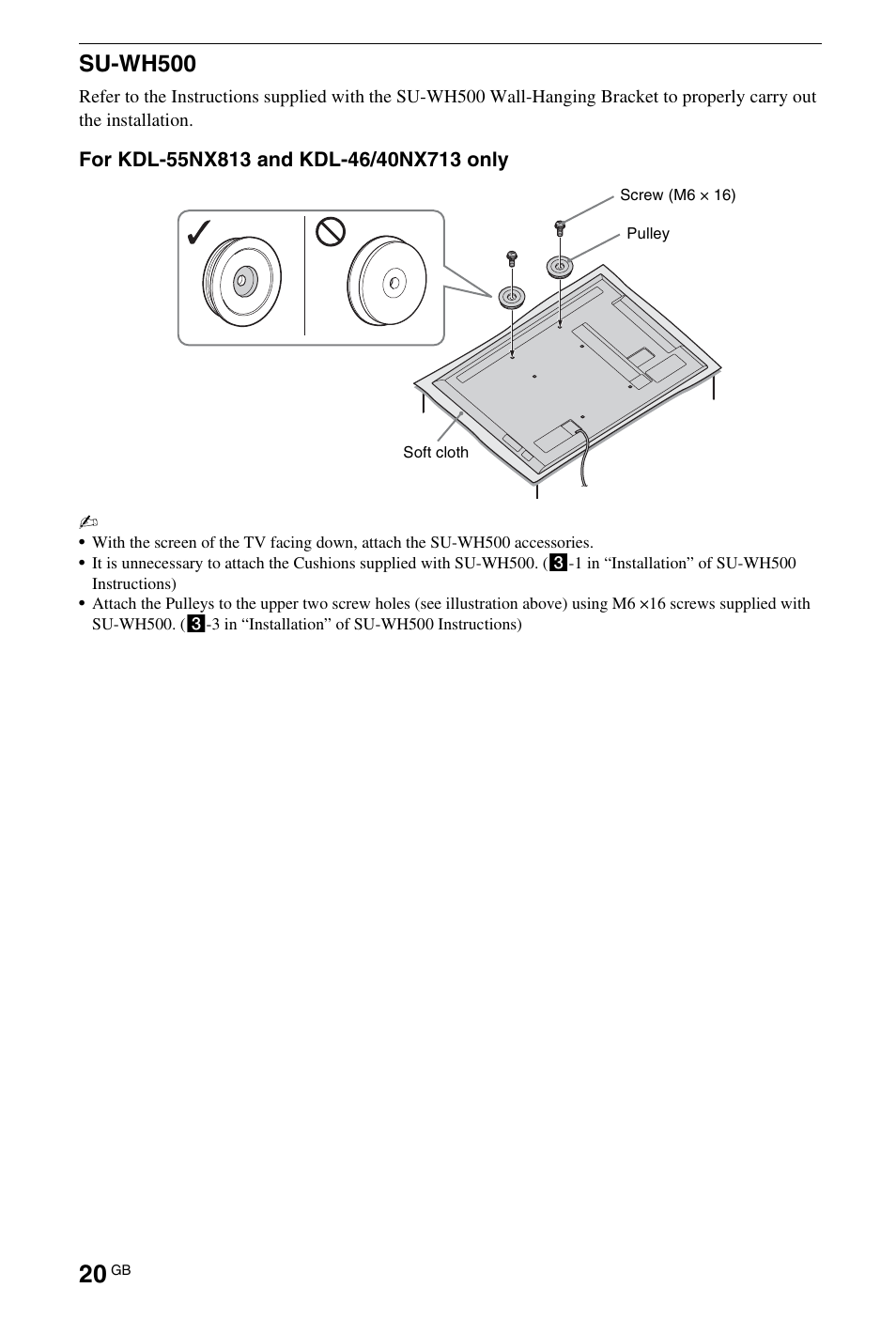 Su-wh500 | Sony BRAVIA 4-180-179-14(1) User Manual | Page 20 / 28