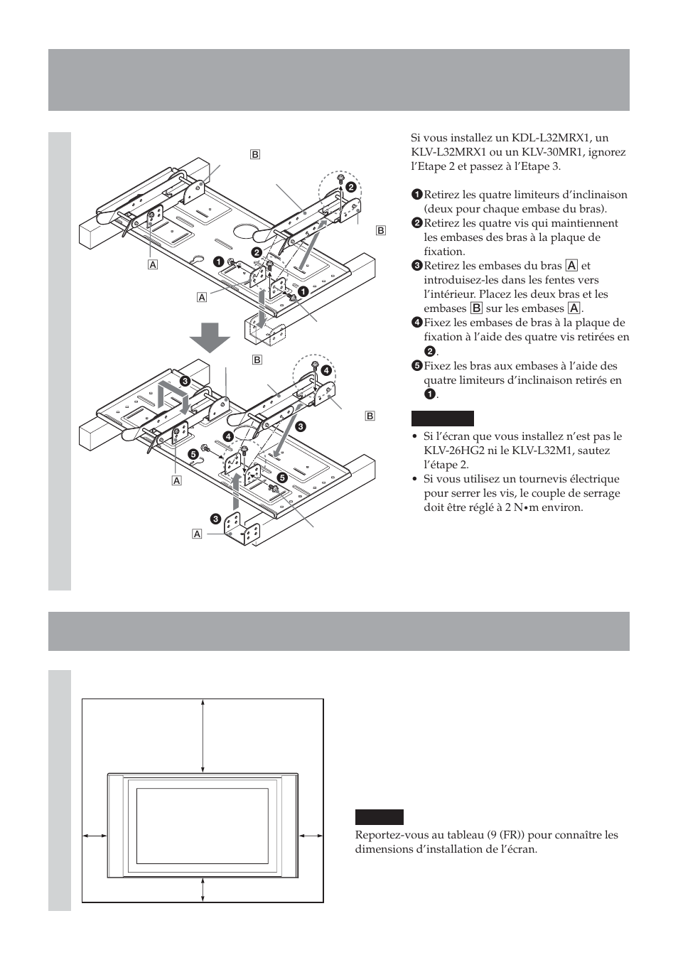 Etape 3 : choix de l’emplacement d’installation | Sony SU-LW1 User Manual | Page 28 / 264