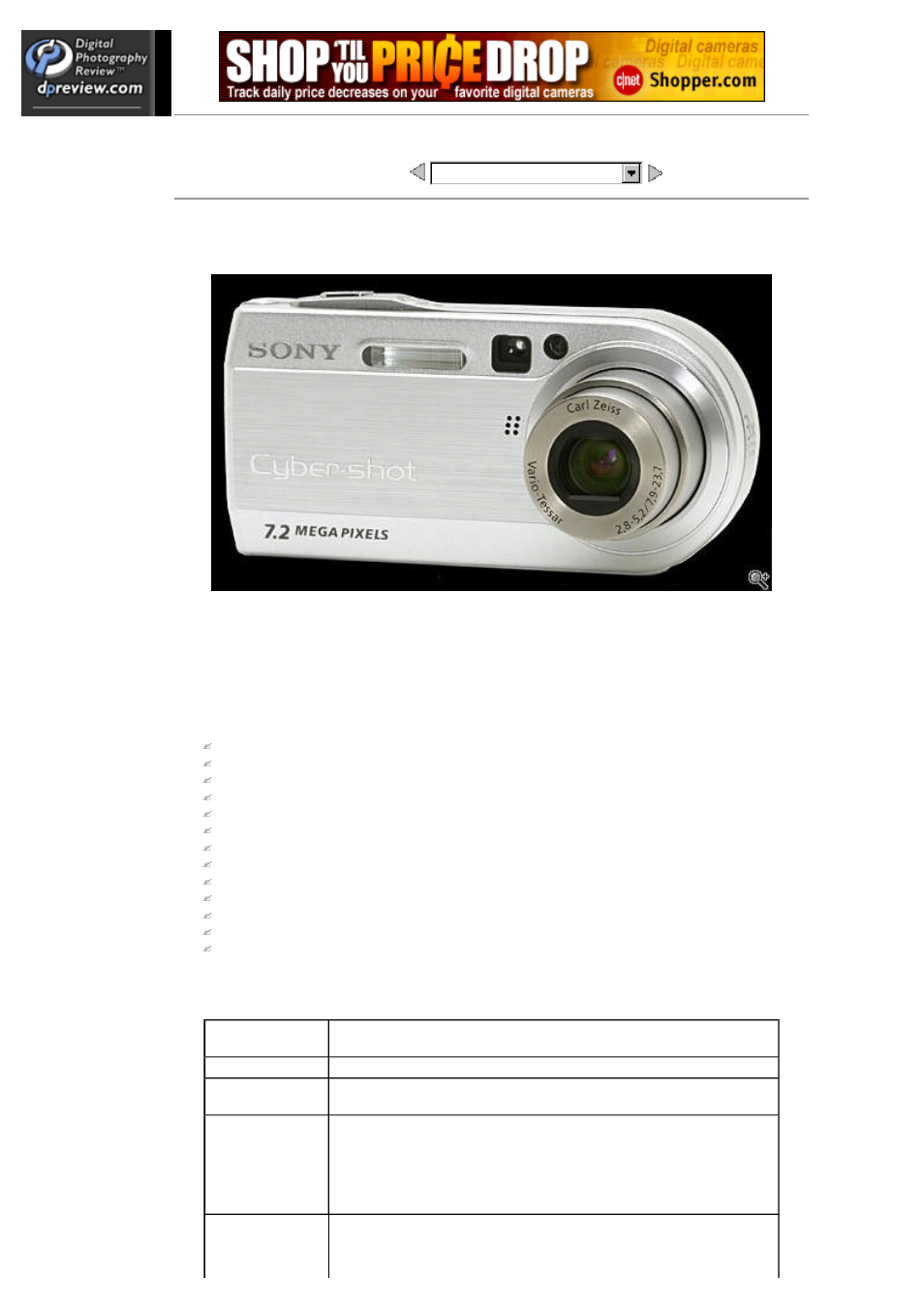 Sony Cyber-shot DSC-P150 User Manual | 2 pages