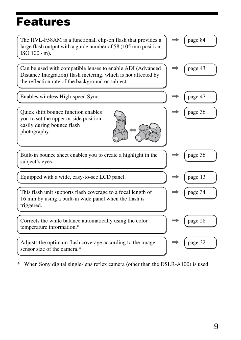 Features | Sony 4-183-746-11(1) User Manual | Page 9 / 88