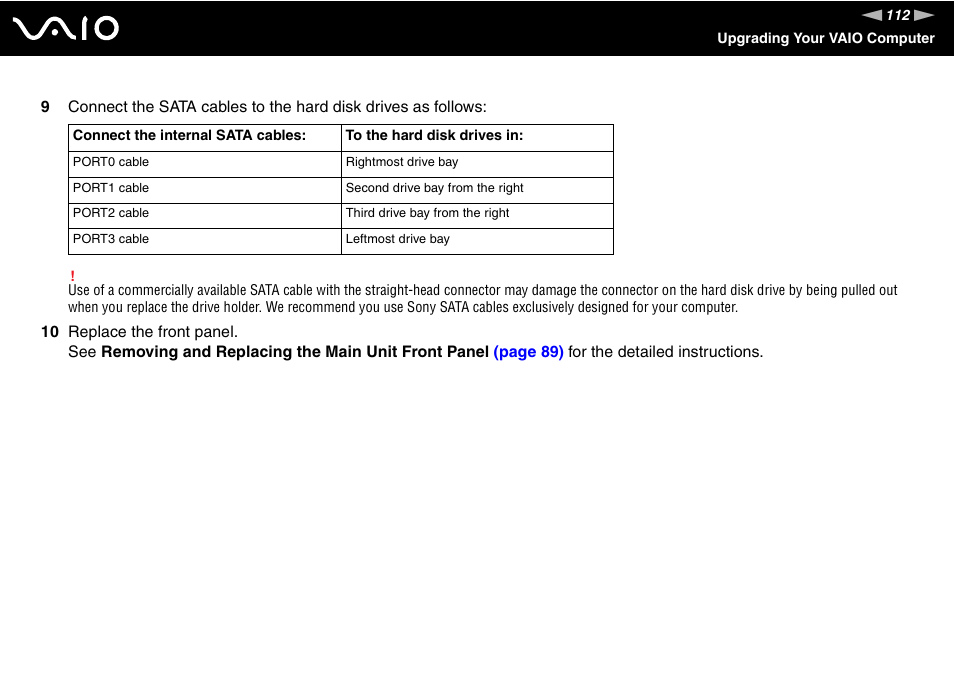 Sony VGC-RM1 User Manual | Page 112 / 170