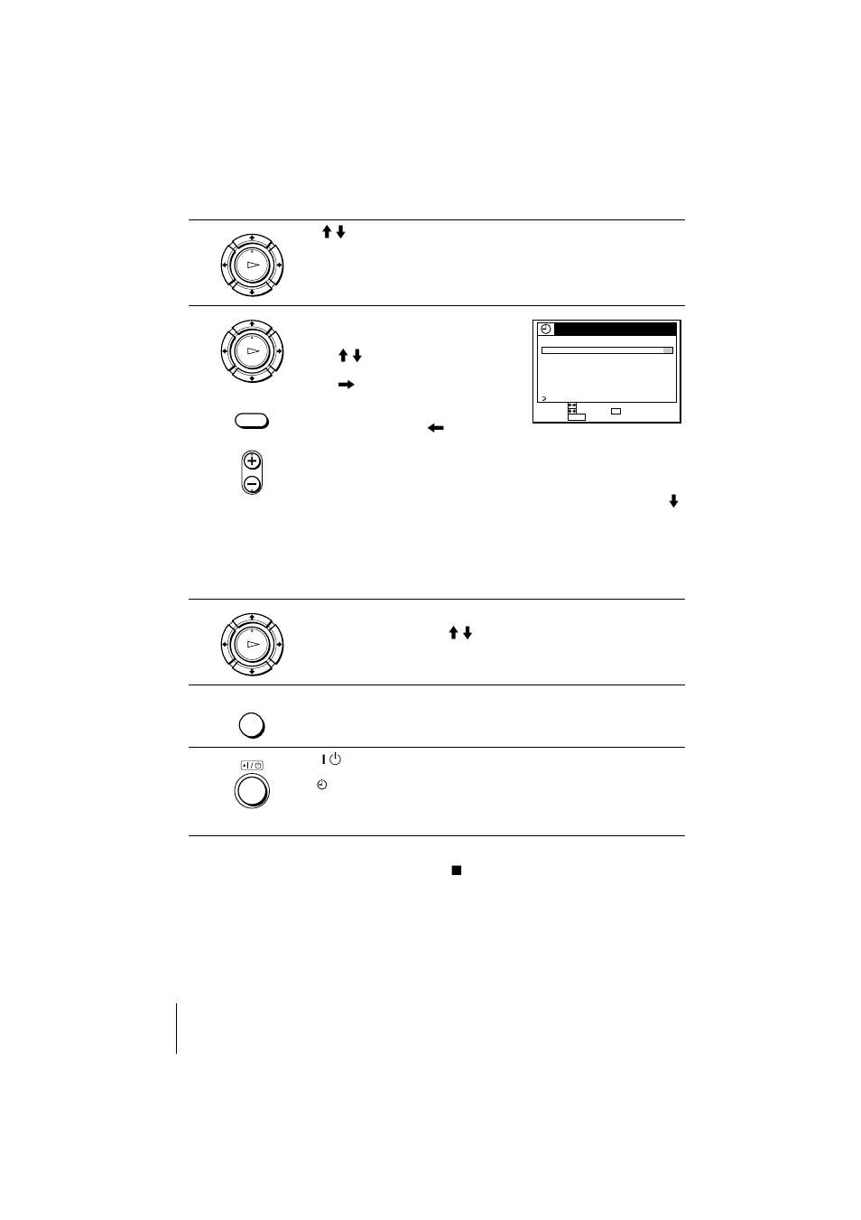 Press m/m to set each item, Press menu to exit the menu | Sony N71 User Manual | Page 74 / 108