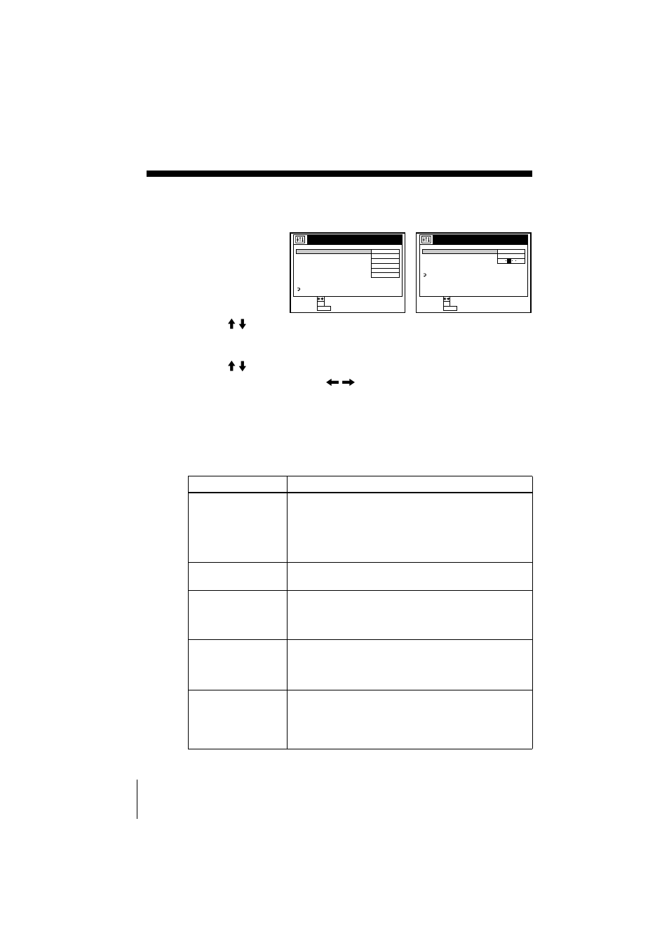 Changing menu options | Sony N71 User Manual | Page 92 / 108